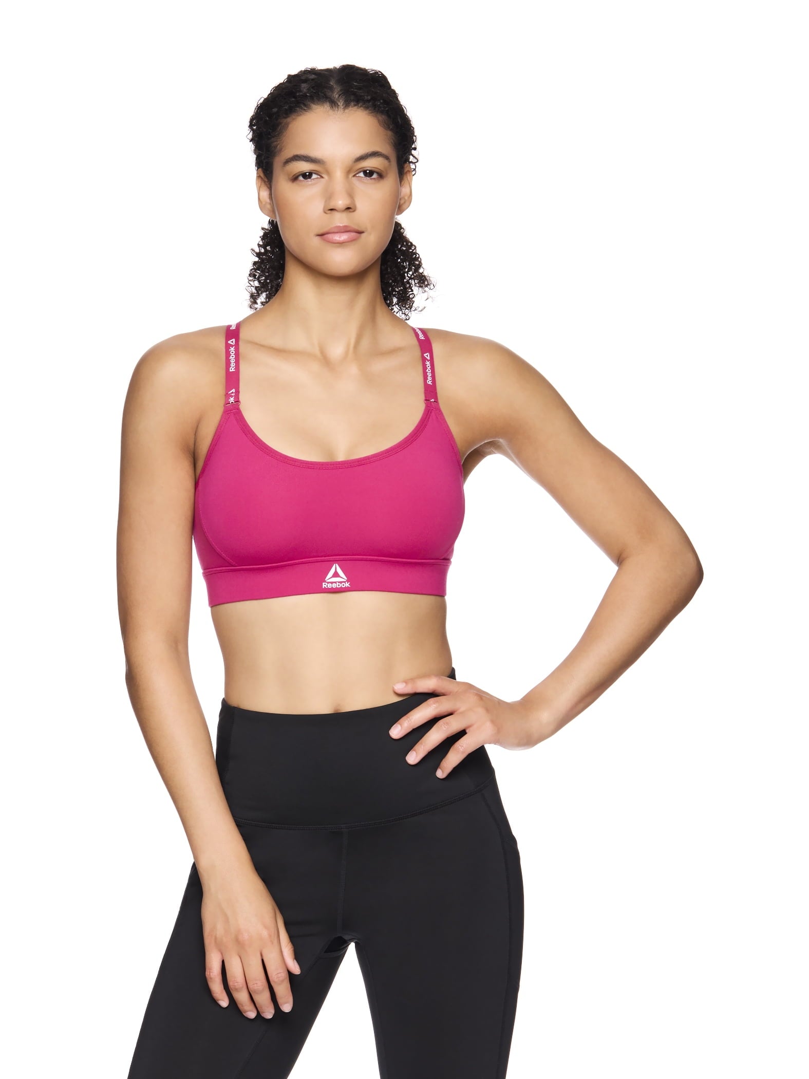 Reebok Women's and Women's Plus Low Impact Favorite Bra with Removable Cups, Sizes XS-4X