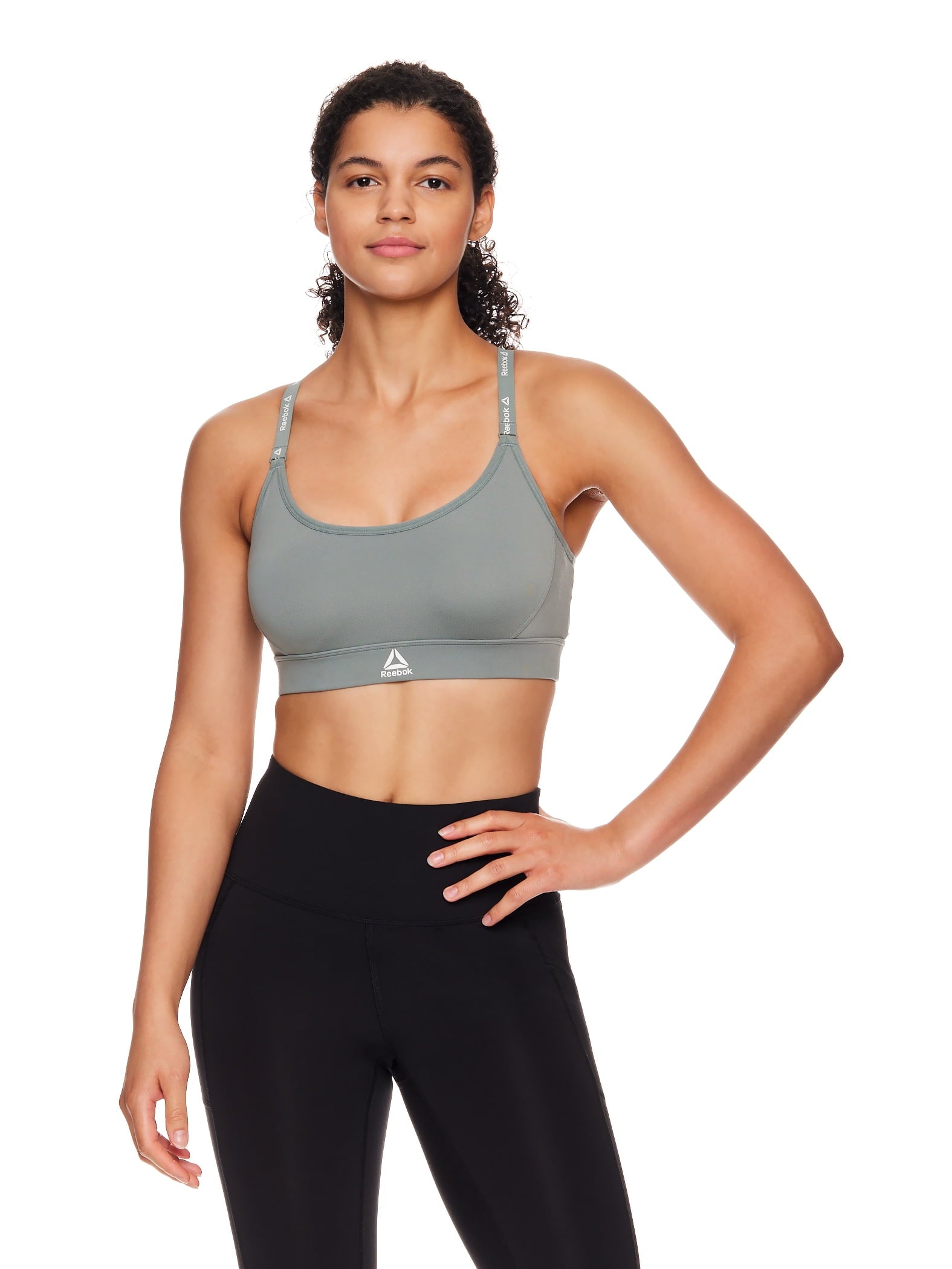Reebok Women's and Women's Plus Low Impact Favorite Bra with Removable Cups, Sizes XS-4X
