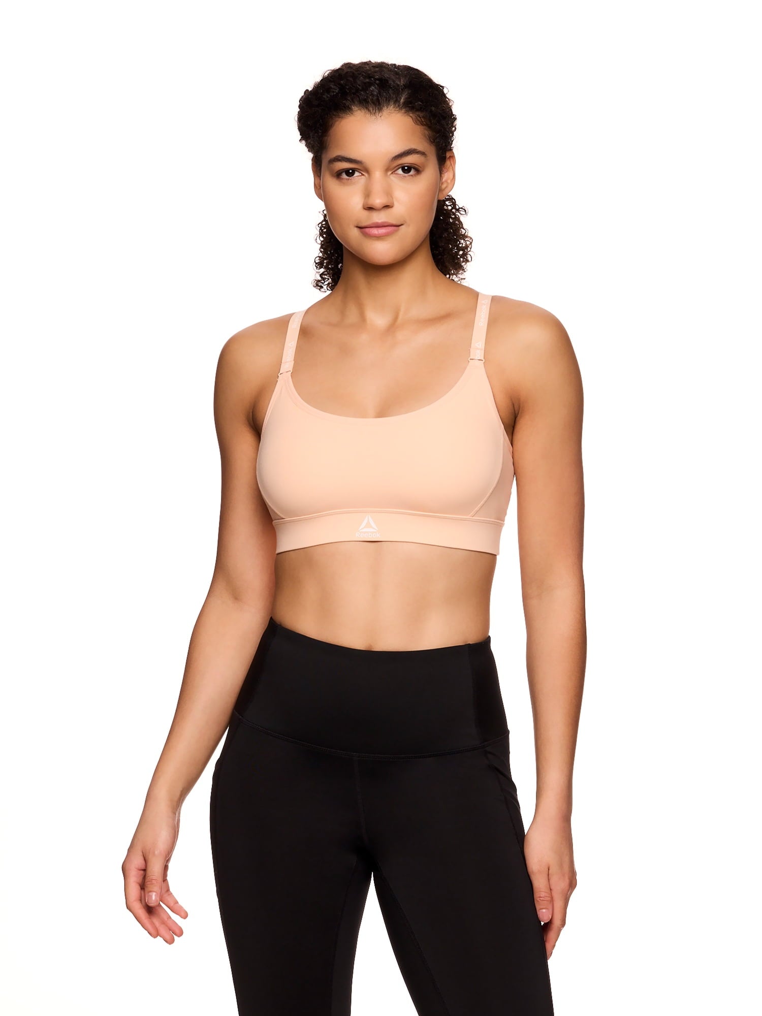 Reebok Women's and Women's Plus Low Impact Favorite Bra with Removable Cups, Sizes XS-4X