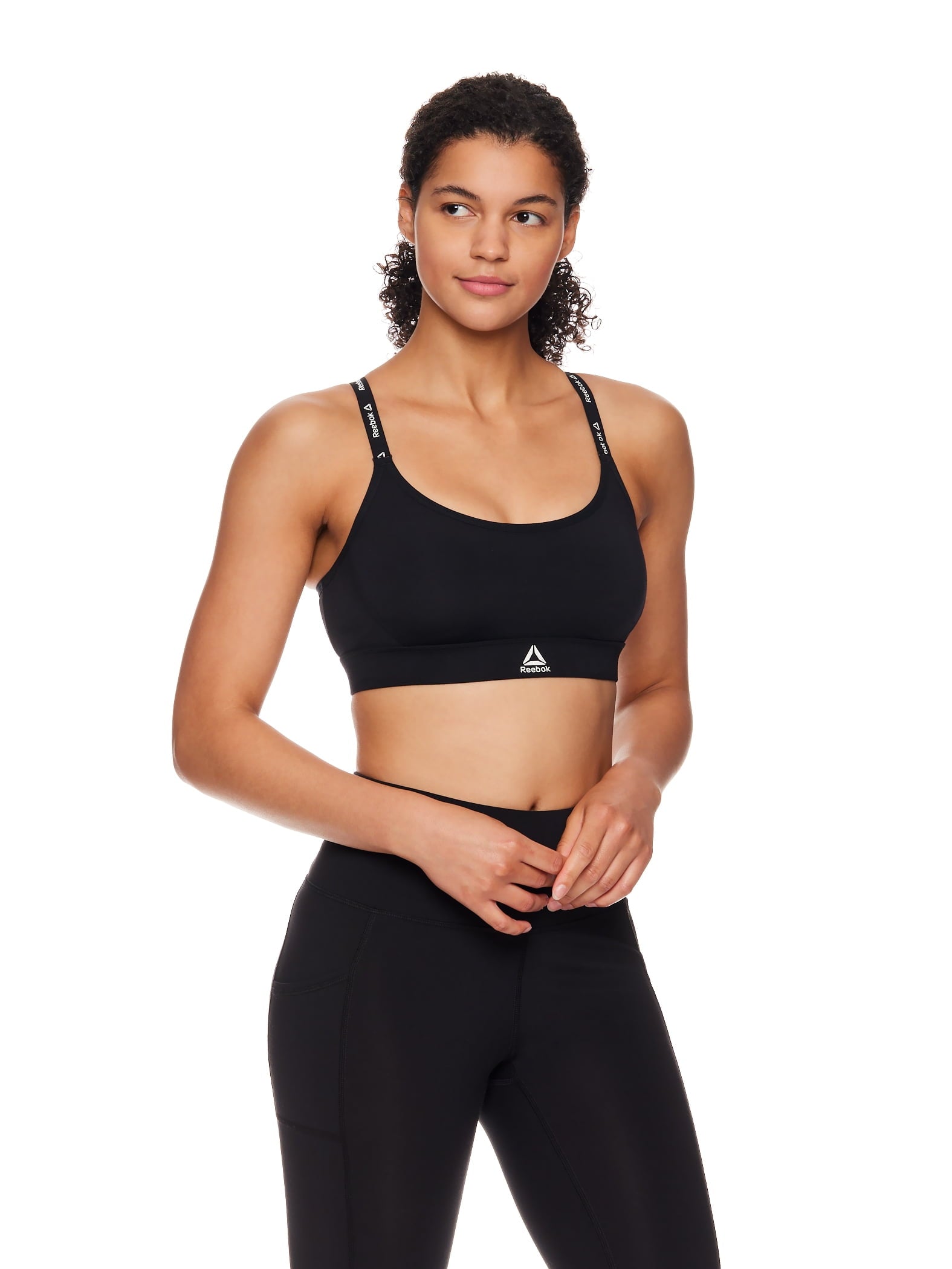 Reebok Women's and Women's Plus Low Impact Favorite Bra with Removable Cups, Sizes XS-4X
