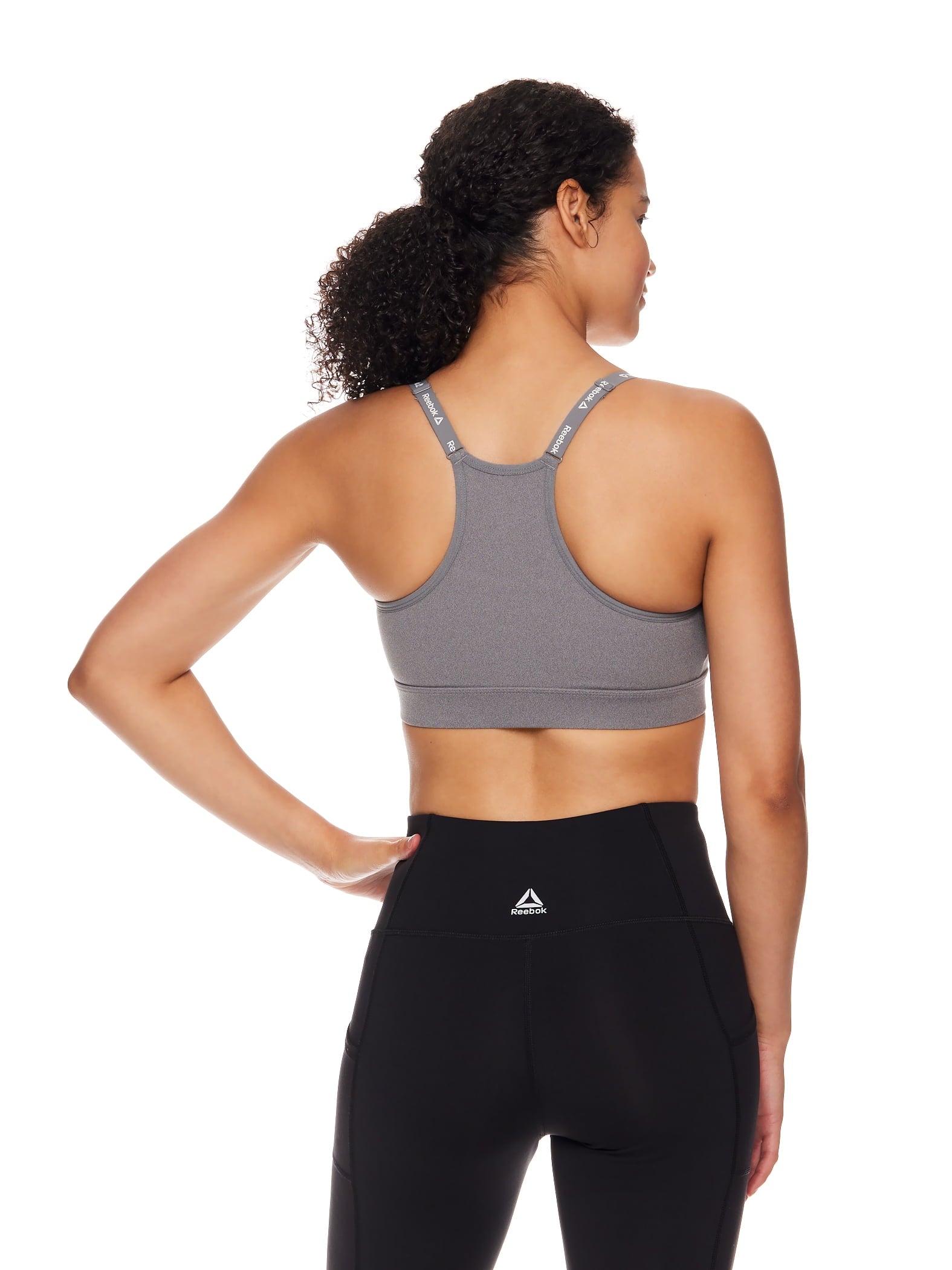 Reebok Women's and Women's Plus Low Impact Favorite Bra with Removable Cups, Sizes XS-4X