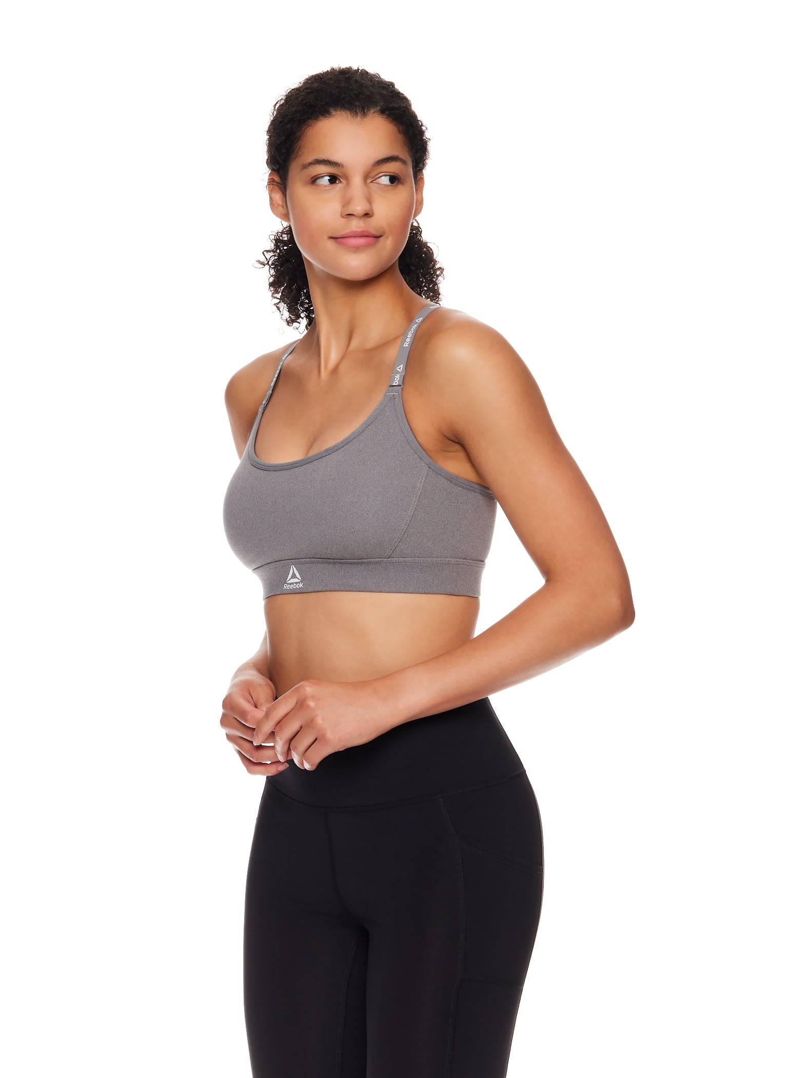 Reebok Women's and Women's Plus Low Impact Favorite Bra with Removable Cups, Sizes XS-4X